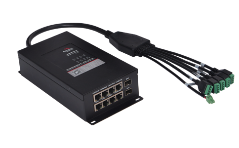 用创新为智慧杆行业应用赋能。EbpayBMG8100智能网关，业内首创引出式防水线设计、有线与无线通信+边缘控制+供电管理于一体的强大配置，是智慧路灯杆系统的核心。