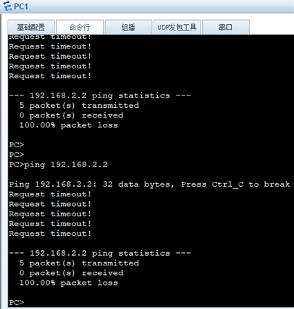 工业交换机端口隔离测试结果